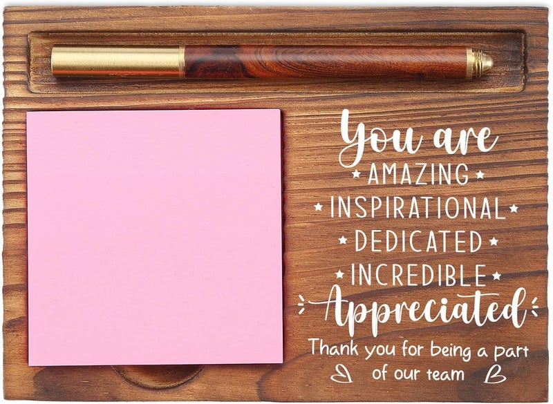 EFFJNSG Team Appreciation Gifts for Employees, You Are Incredibly Appreciated Gifts Desk Self-Stick Note Pad Holders, Thank You Gift for Staff Friends Team Healthcare Worker Coworker Sticky Notes Holder EDP12 - Image 1